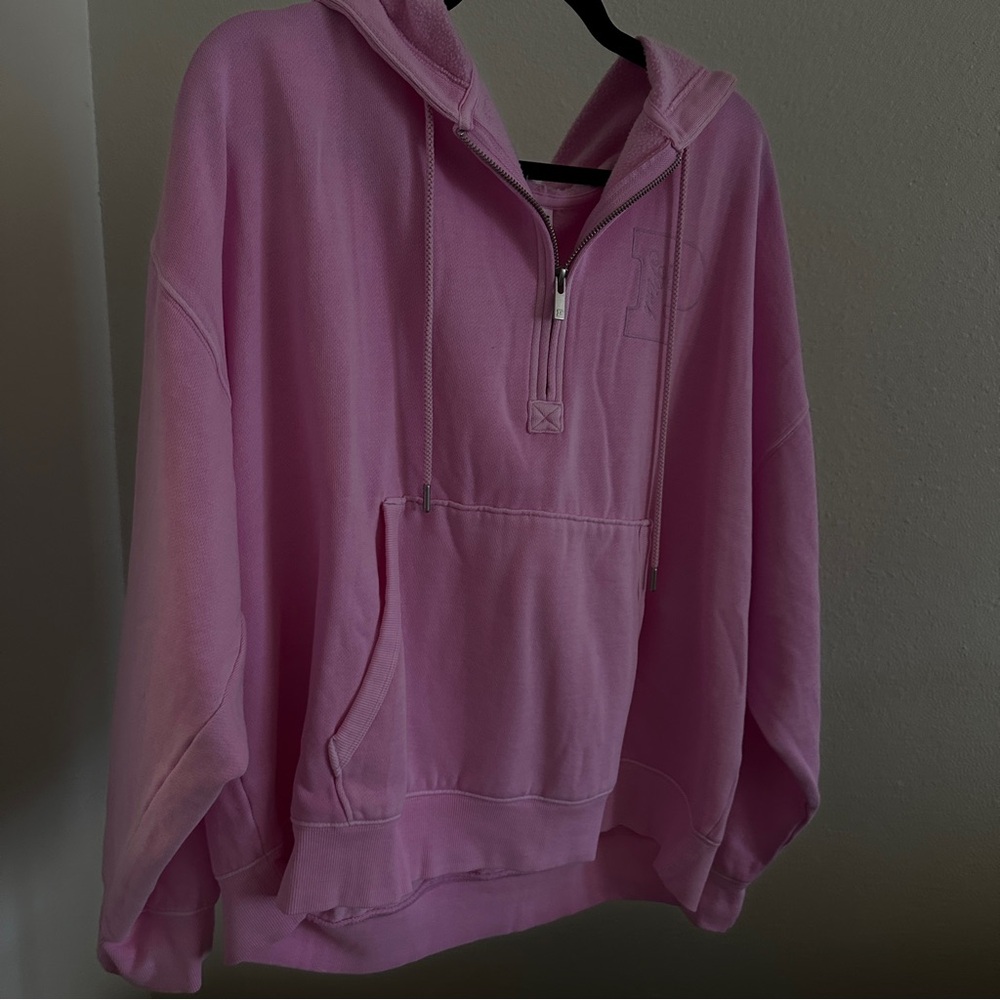 PINK Cozy Pink Half-Zip Women's Sweater